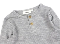 Lil Atelier grey melange top merinould